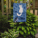 Turkish Angora Cat Welcome Garden Flag - Outdoor Decorative Yard Flag CK5073GF