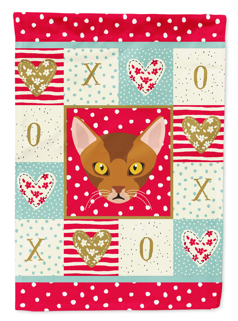 Abyssinian Cat Flag Garden Size CK5077GF