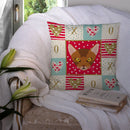 Abyssinian Cat Love Throw Pillow - 14x14 Decorative Pillow – Art for Your Home & Patio CK5077PW1414