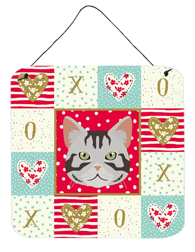 American Shorthair Cat Love Wall or Door Hanging Prints CK5082DS66