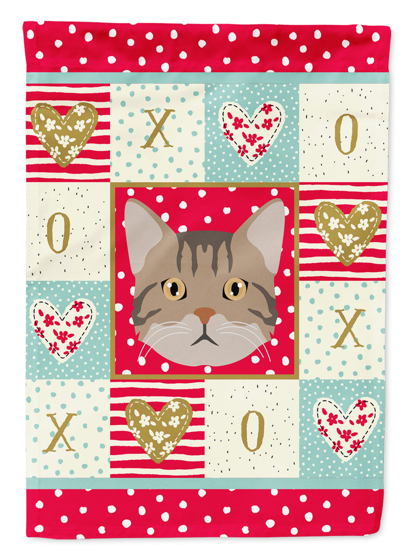 American Wirehair Cat Garden Flag - Outdoor Decorative Yard Flag CK5083GF