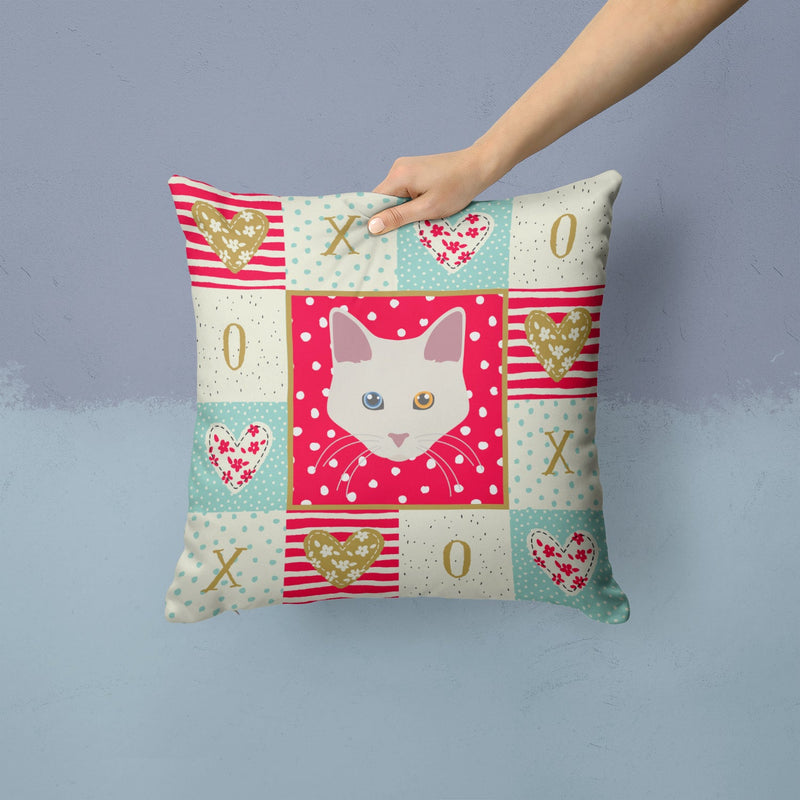 Aphrodite Giant Cat Love Fabric Decorative Pillow CK5084PW1414