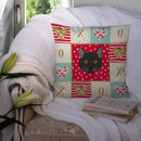 Bombay Cat Love Throw Pillow - 14x14 Decorative Pillow – Art for Your Home & Patio CK5091PW1414
