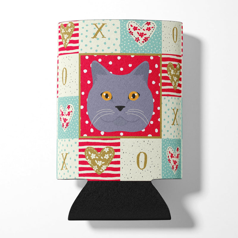 British Shorthair Cat Love Can or Bottle Hugger CK5095CC