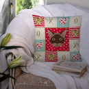 Burmese Cat Love Throw Pillow - 14x14 Decorative Pillow – Art for Your Home & Patio CK5096PW1414
