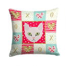 Burmilla Cat Love Throw Pillow - 14x14 Decorative Pillow – Art for Your Home & Patio CK5097PW1414