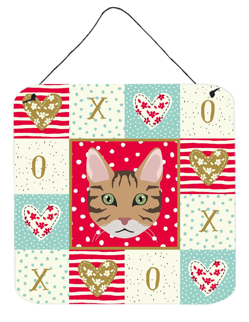 California Spangled Cat Love Wall or Door Hanging Prints CK5098DS66