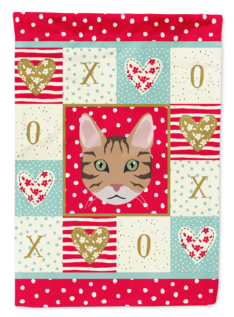 California Spangled Cat Flag Garden Size CK5098GF