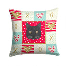 Chantilly Tiffany Cat Love Throw Pillow - 14x14 Decorative Pillow – Art for Your Home & Patio CK5099PW1414