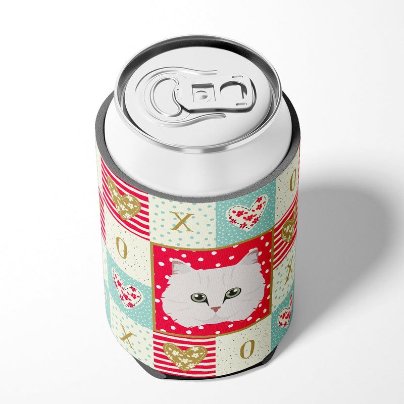 Chinchilla Persian Longhair Cat Love Can or Bottle Hugger CK5103CC