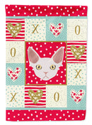Devon Rex Cat Flag Canvas House Size CK5110CHF