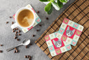 Don Sphynx Cat Love Coasters - Set of 4 Lightweight Foam, Absorbent Drink Coasters  CK5111FC