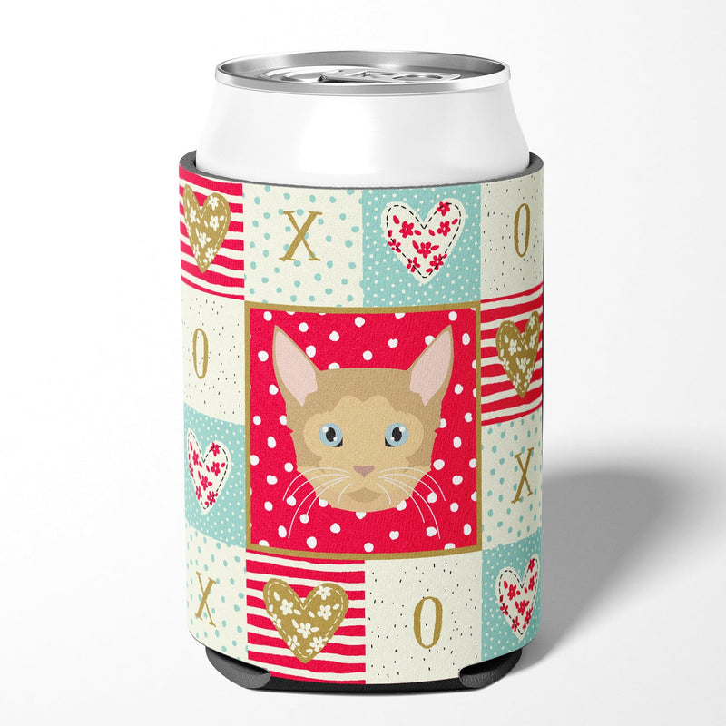 German Rex Cat Love Can or Bottle Hugger CK5119CC