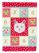 Khao Manee Cat Flag Canvas House Size CK5123CHF