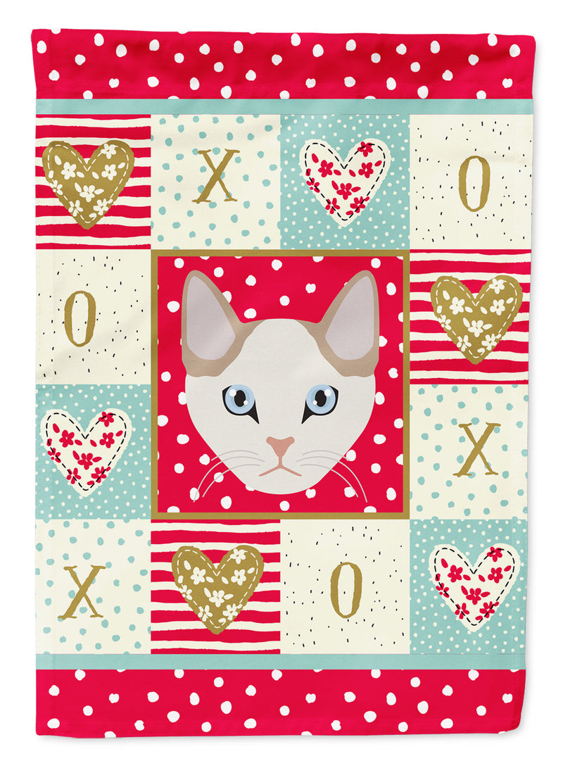 Korean Bobtail Cat Garden Flag - Outdoor Decorative Yard Flag CK5125GF