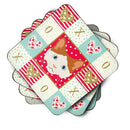 La Perm Cat Love Coasters - Set of 4 Lightweight Foam, Absorbent Drink Coasters  CK5127FC