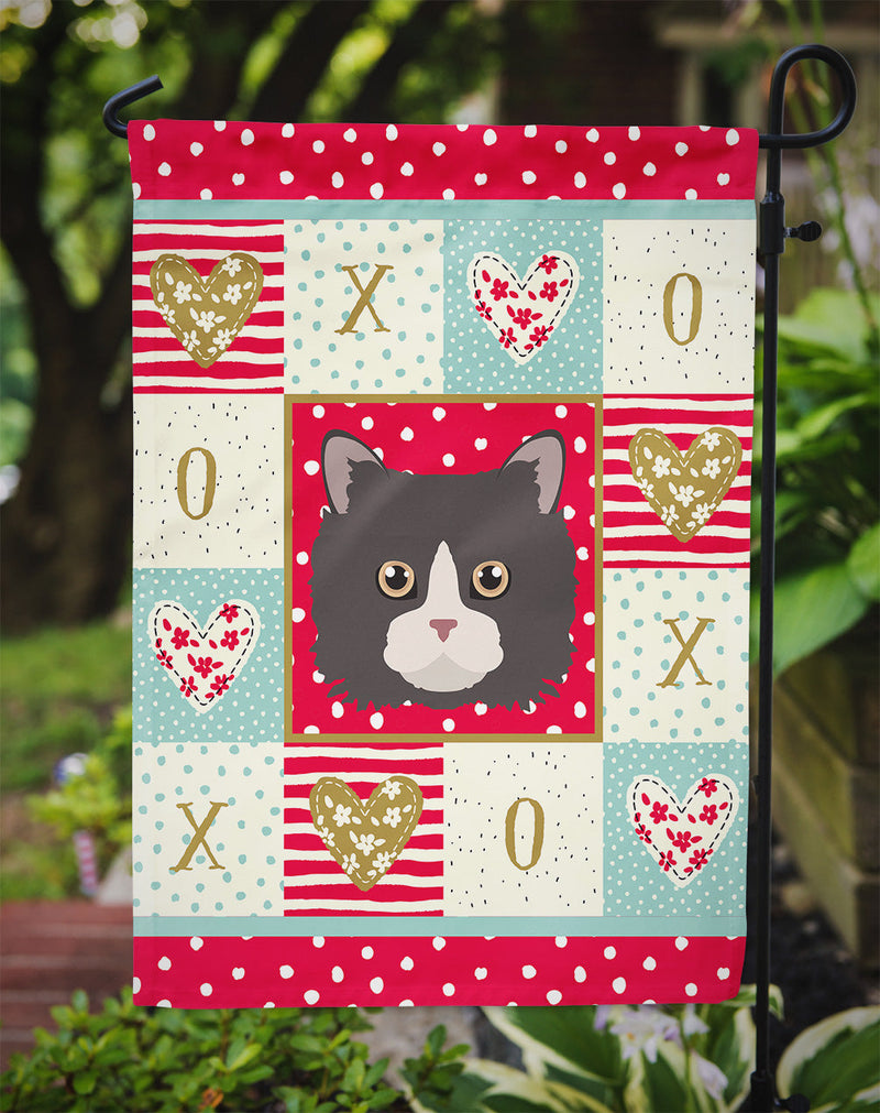 Poodle Cat Garden Flag - Outdoor Decorative Yard Flag CK5150GF