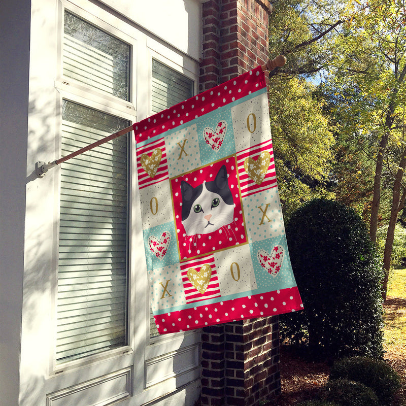 Ragamuffin Cat Flag Canvas House Size CK5152CHF
