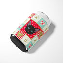 Russian White Black Cat Love Can or Bottle Hugger CK5155CC