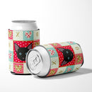 Russian White Black Cat Love Can or Bottle Hugger CK5155CC
