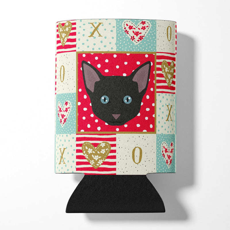 Russian White Black Cat Love Can or Bottle Hugger CK5155CC