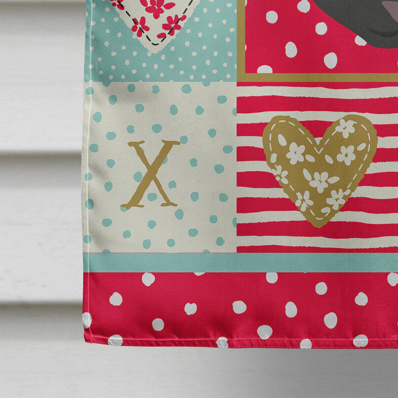 Russian White Black Cat Flag Canvas House Size CK5155CHF