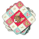 Savannah Cat Love Coasters - Set of 4 Lightweight Foam, Absorbent Drink Coasters  CK5157FC