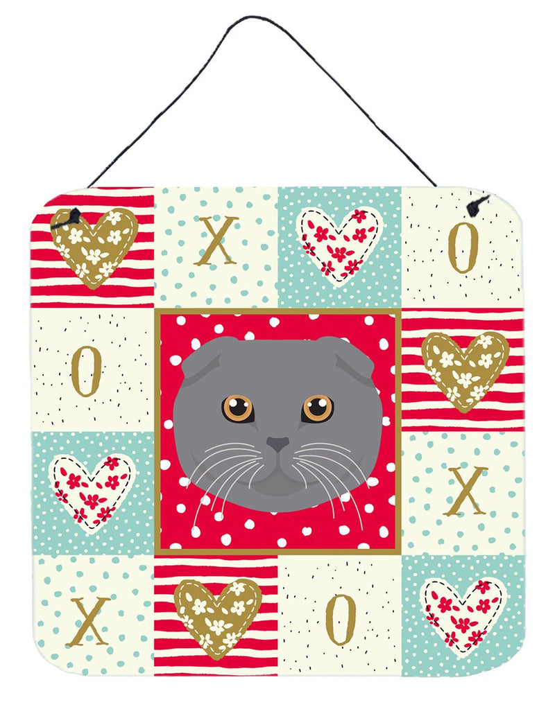 Scottish Fold Cat Love Wall or Door Hanging Prints CK5158DS66