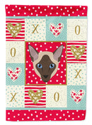 Siamese Modern Cat Flag Canvas House Size CK5162CHF
