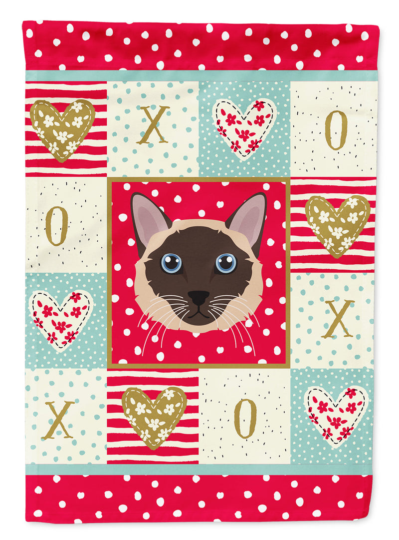 Siamese Traditional Cat Flag Canvas House Size CK5163CHF