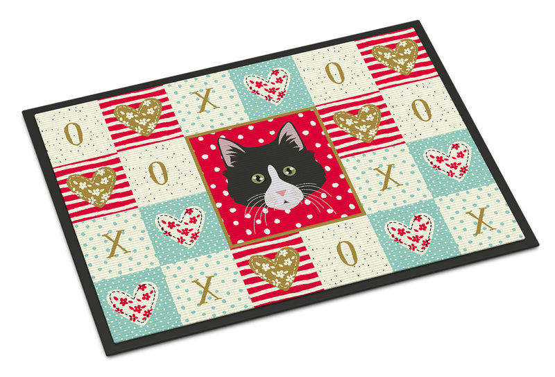 Siberian Forest Cat Love Doormat - 18x27 Decorative Floor Mat – Indoor/Outdoor Rug with Artistic Flair CK5164MAT