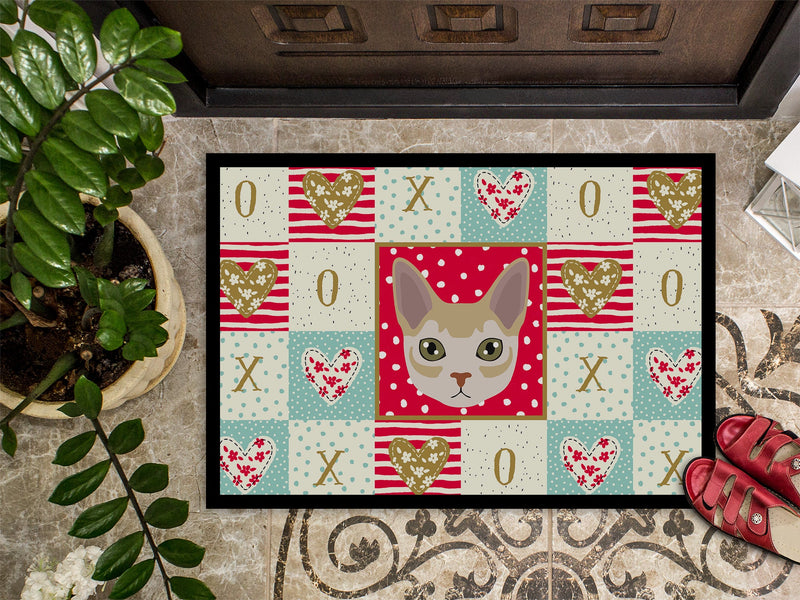 Singapura Cat Love Indoor or Outdoor Mat 18x27 CK5165MAT