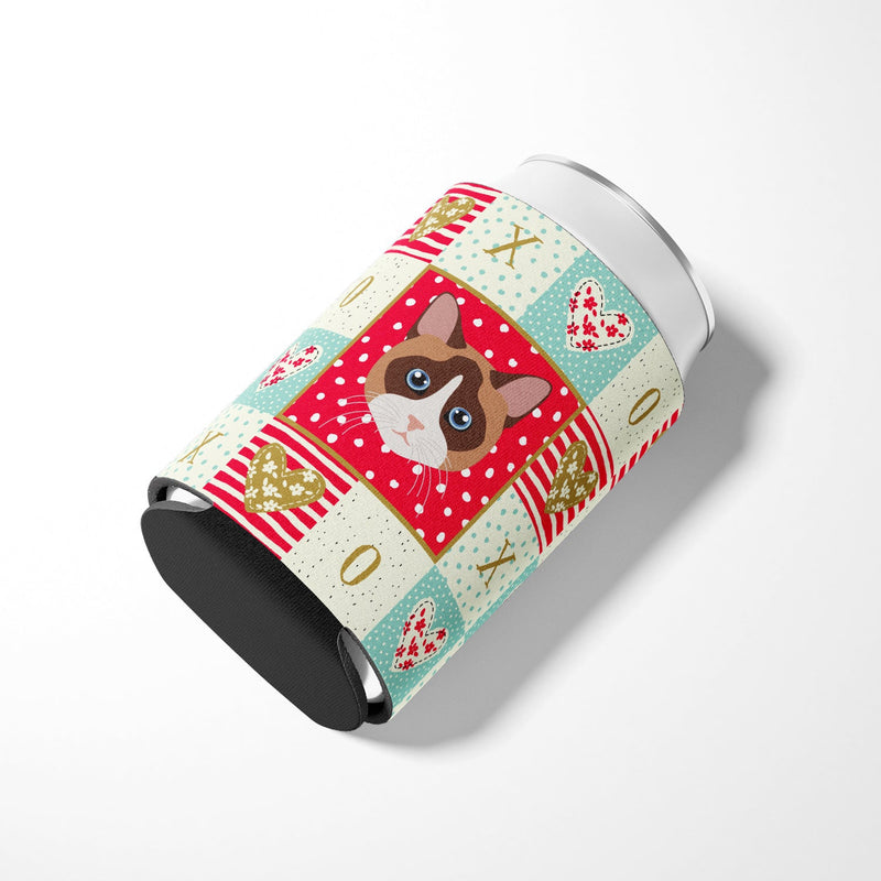 Snowshoe Cat Love Can or Bottle Hugger CK5167CC