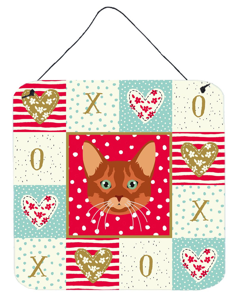 Somali Cat Love Wall or Door Hanging Prints CK5169DS66