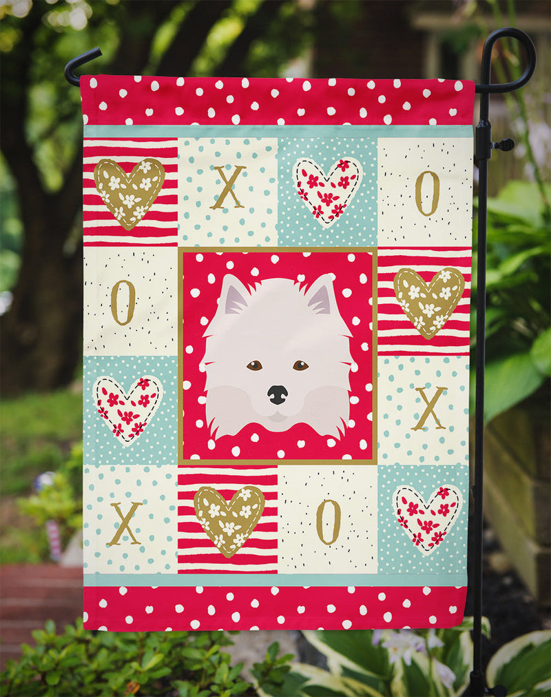 American Eskimo Flag Garden Size CK5181GF