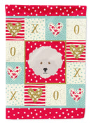 Bichon Fris� Flag Canvas House Size CK5185CHF