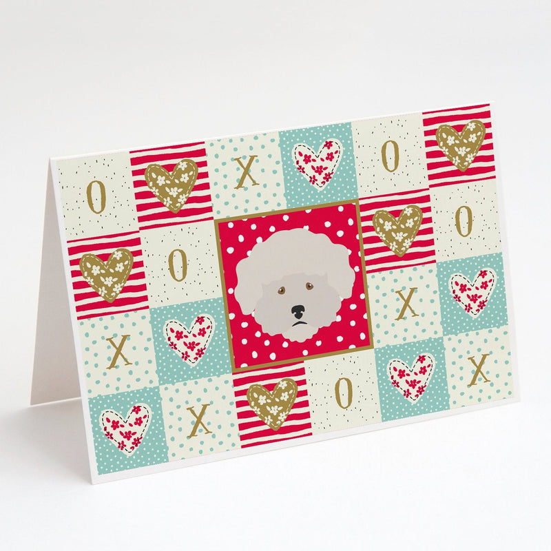 Bichon Fris� Love Greeting Cards and Envelopes Pack of 8