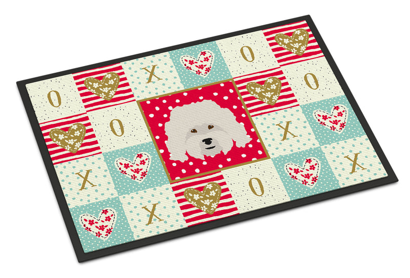 Bolognese Love Doormat - 18x27 Decorative Floor Mat – Indoor/Outdoor Rug with Artistic Flair CK5186MAT