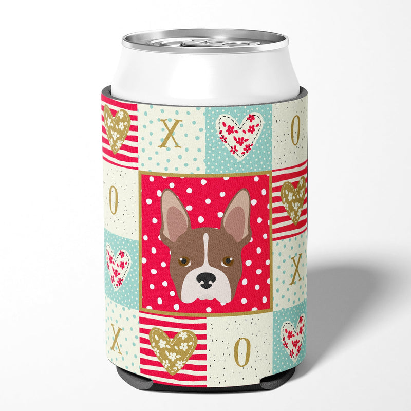 Boston Terrier Love Can or Bottle Hugger CK5187CC