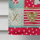 Boston Terrier Flag Canvas House Size CK5187CHF