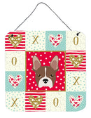 Boston Terrier Love Wall or Door Hanging Prints CK5187DS66