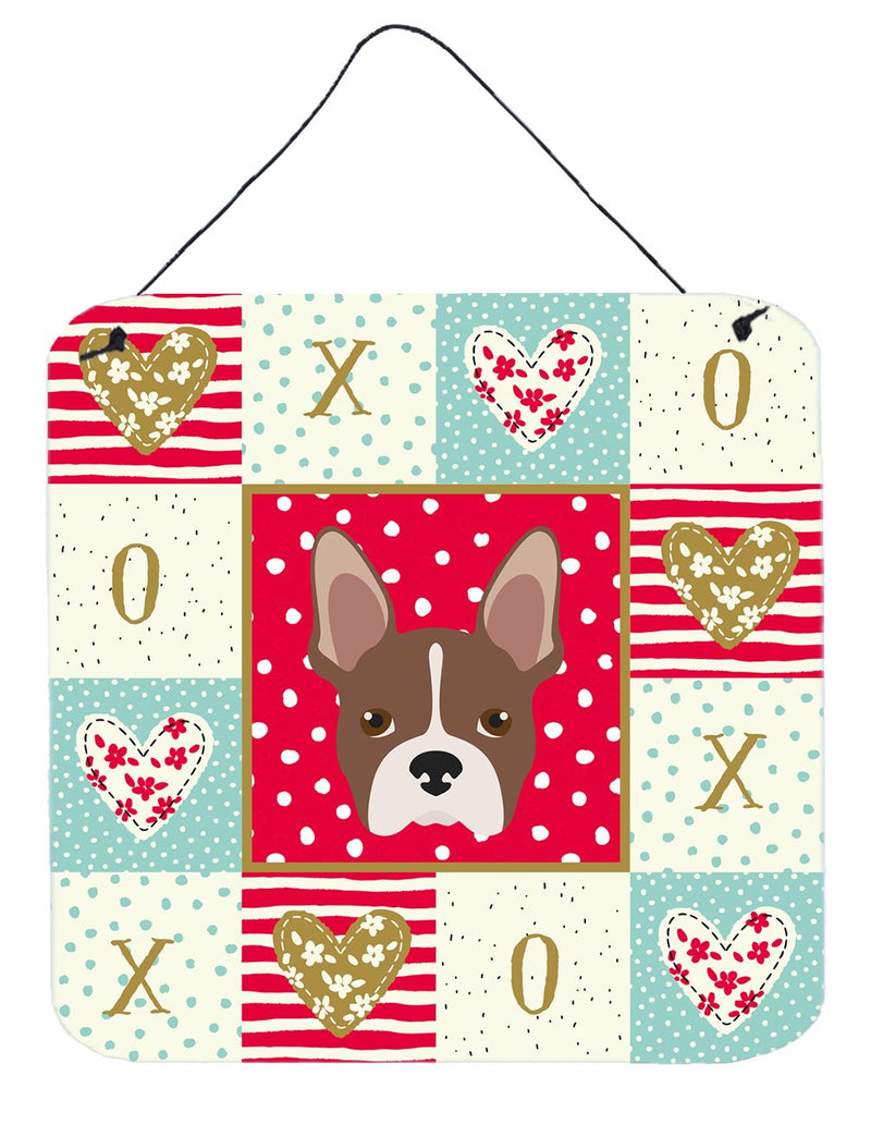 Boston Terrier Love Wall or Door Hanging Prints CK5187DS66