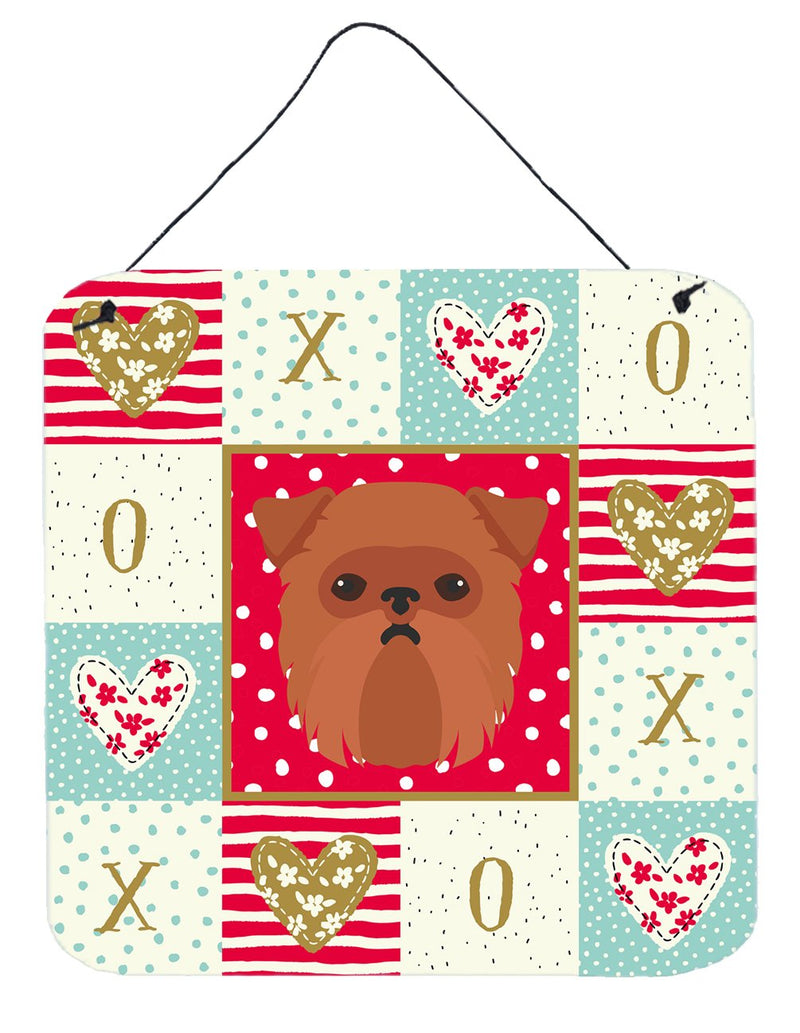 Brussels Griffon Love Wall or Door Hanging Prints CK5188DS66