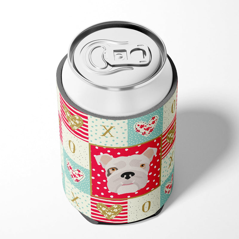 English Bulldog Love Can or Bottle Hugger CK5197CC