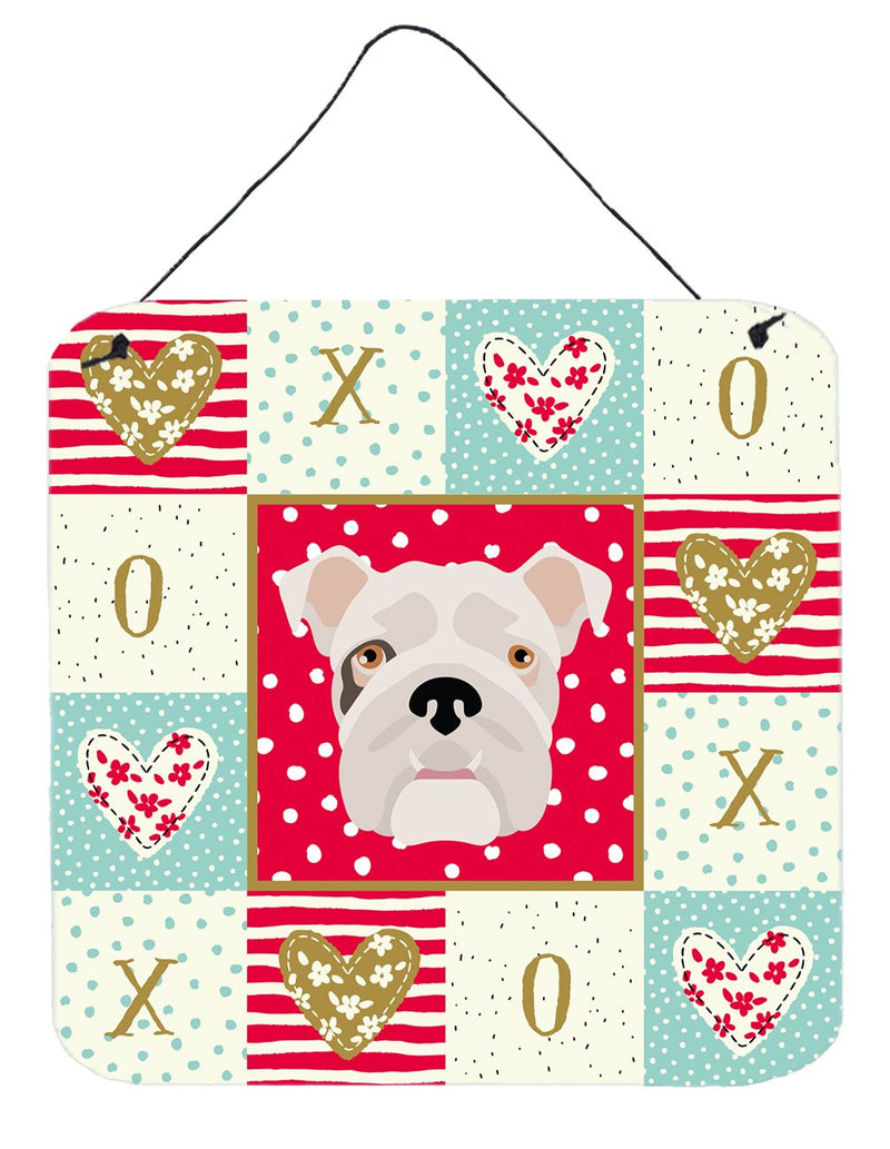 English Bulldog Love Wall or Door Hanging Prints CK5197DS66