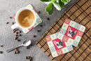 French Bulldog Love Coasters - Set of 4 Lightweight Foam, Absorbent Drink Coasters  CK5200FC