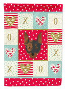 Harlequin Pinscher Garden Flag - Outdoor Decorative Yard Flag CK5203GF