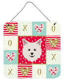 Italian Spitz Love Wall or Door Hanging Prints CK5208DS66