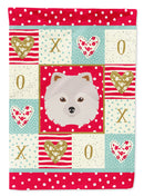 Japanese Spitz Flag Canvas House Size CK5210CHF