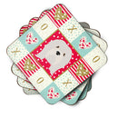Lhasa Apso Love Coasters - Set of 4 Lightweight Foam, Absorbent Drink Coasters  CK5215FC